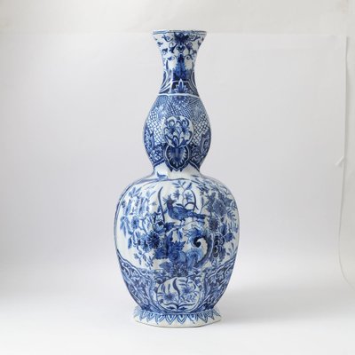 Antique Delft Style Vase by Louis Fourmaintraux-IXK-958781