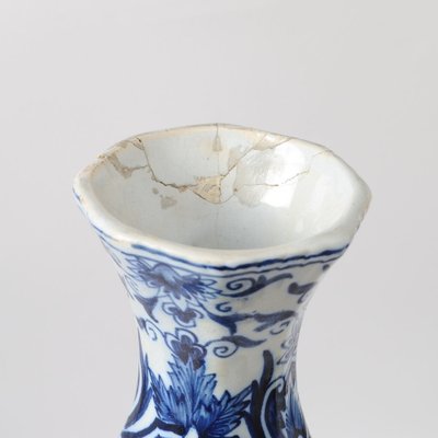 Antique Delft Style Vase by Louis Fourmaintraux-IXK-958781