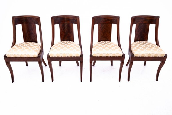 Antique Dining Chairs, 1860s, Set of 4-BXB-1824465