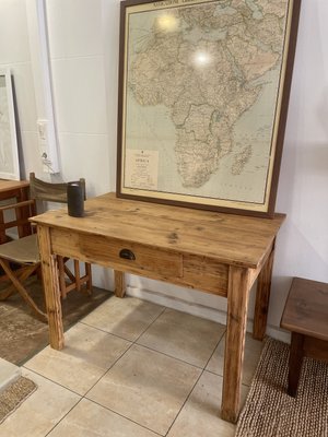 Antique Dining Table with Drawer, 1890s-MFM-2036795