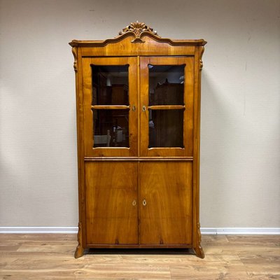 Antique Display Cabinet in Cherry, 1830s-ALF-2033485