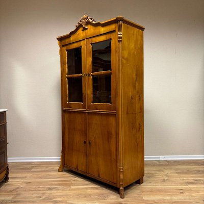 Antique Display Cabinet in Cherry, 1830s-ALF-2033485