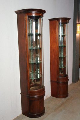 Antique Display Cabinets, 1890s, Set of 2-CUP-1410909