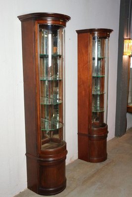 Antique Display Cabinets, 1890s, Set of 2-CUP-1410909