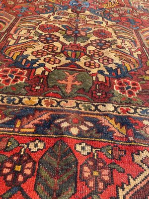 Antique Distressed Bakhtiar Rug, 1890s-YMM-1374638