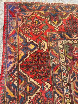 Antique Distressed Bakhtiar Rug, 1890s-YMM-1374638