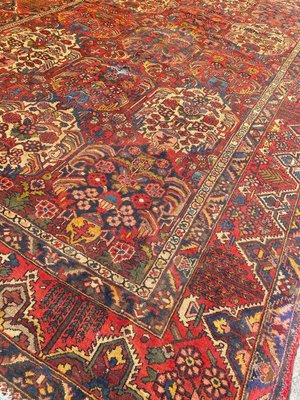 Antique Distressed Bakhtiar Rug, 1890s-YMM-1374638