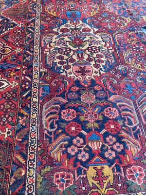 Antique Distressed Bakhtiar Rug, 1890s-YMM-1374638