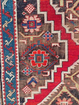 Antique Distressed Karabagh Rug-YMM-1068073