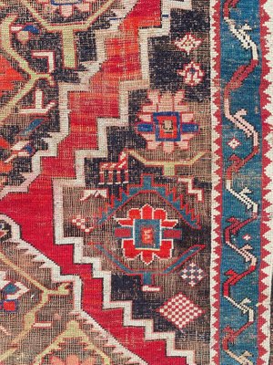 Antique Distressed Karabagh Rug-YMM-1068073