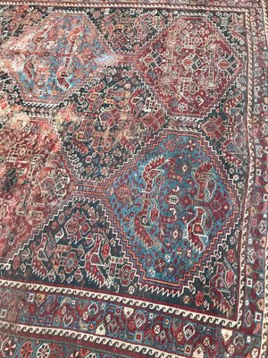 Antique Distressed Shiraz Rug-YMM-1134723