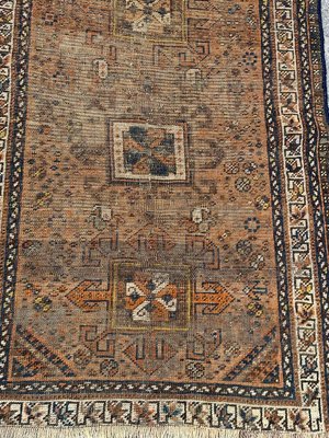 Antique Distressed Shiraz Rug, 1890s-YMM-2019582