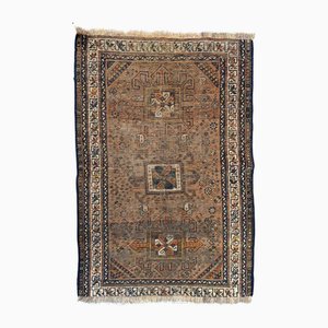 Antique Distressed Shiraz Rug, 1890s-YMM-2019582