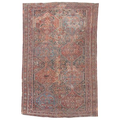 Antique Distressed Shiraz Rug-YMM-1134723