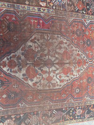 Antique Distressed Shiraz Rug-YMM-1062191