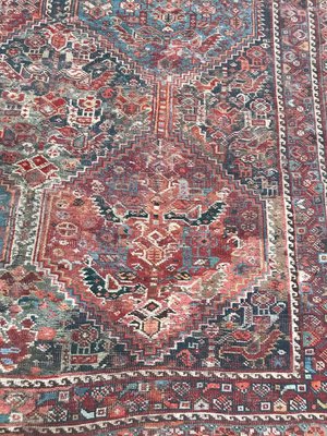 Antique Distressed Shiraz Rug-YMM-1134723