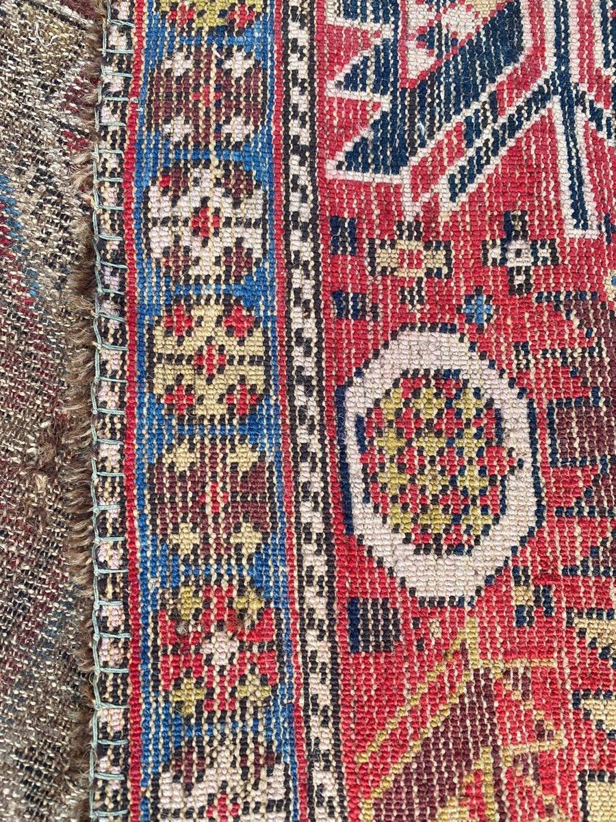 Antique Distressed Shirwan Daghistan Rug