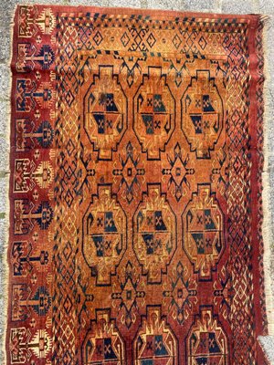 Antique Distressed Turkmen Horse Cover Tekke Rug-YMM-1214690