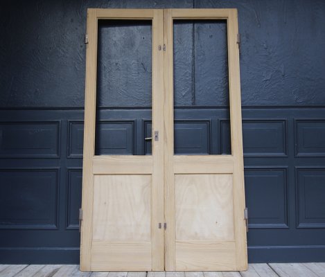 Antique Double Door in Pine, 1890s-TAT-1767899