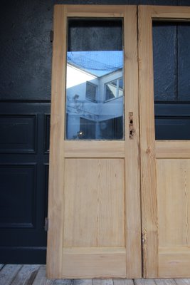 Antique Double Door in Pine, 1890s-TAT-1767896