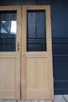 Antique Double Door in Pine, 1890s-TAT-1767896