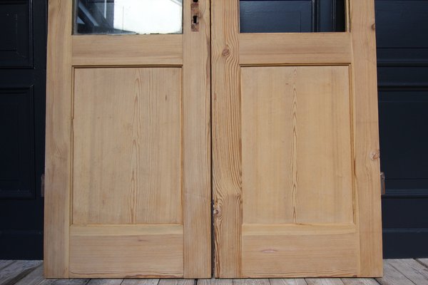 Antique Double Door in Pine, 1890s-TAT-1767896