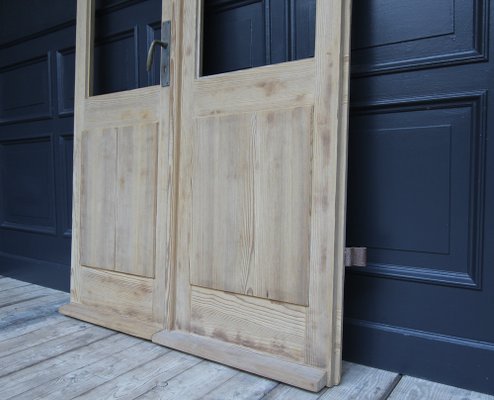 Antique Double Door in Pine, 1890s-TAT-1767901