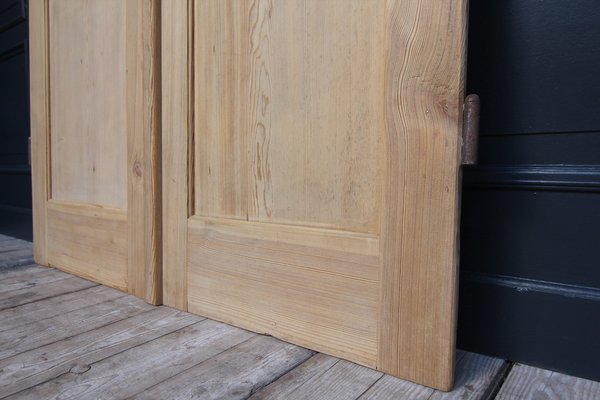 Antique Double Door in Pine, 1890s-TAT-1767896