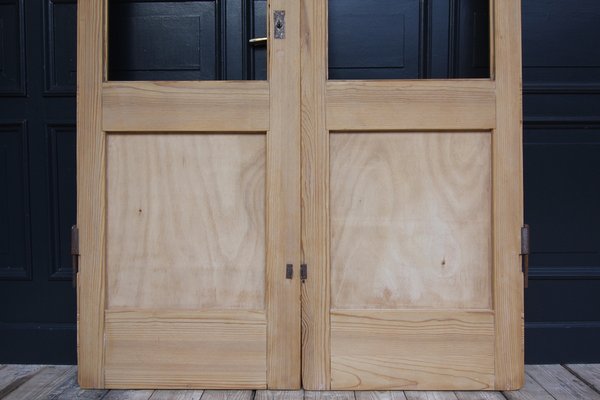 Antique Double Door in Pine, 1890s-TAT-1767899