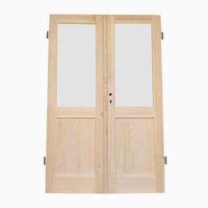 Antique Double Door in Pine, 1890s-TAT-1767896