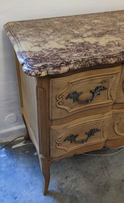 Antique Dresser in Marble and Wood, 1800s-RFP-1398488