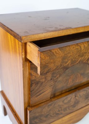 Antique Dresser of Mahogany with Inlaid Wood, 1840s-UY-980677