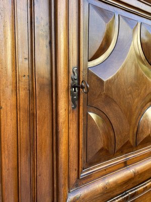 Antique Dutch Baroque Light Oak Cupboard or Cabinet, 18th Century-NOU-1743103