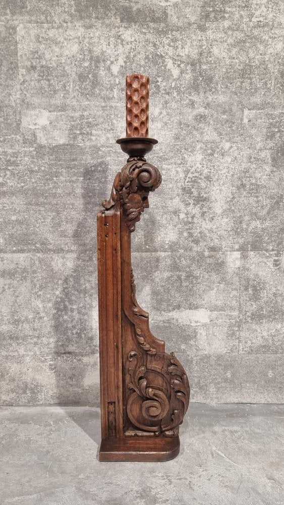 Antique Dutch Golden Age Decorativ Baluster Colmn, Early 17th Century