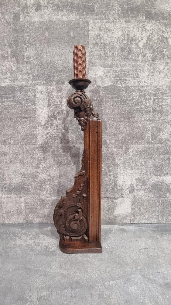 Antique Dutch Golden Age Decorativ Baluster Colmn, Early 17th Century