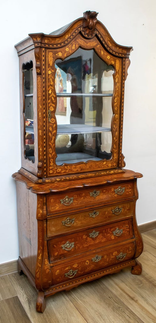 Antique Dutch Maple Wood Sideboard, 1760s