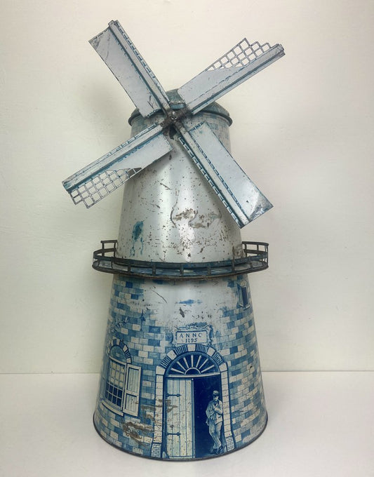 Antique Dutch Windmill Candy Box, Holland, 1920s