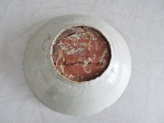 Antique Earthenware Ceramic Bowl, 17th Century-POM-880855