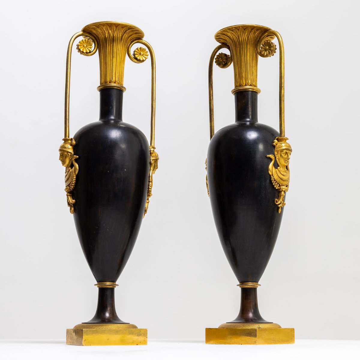 Antique Egyptian Style Vases, Set of 2