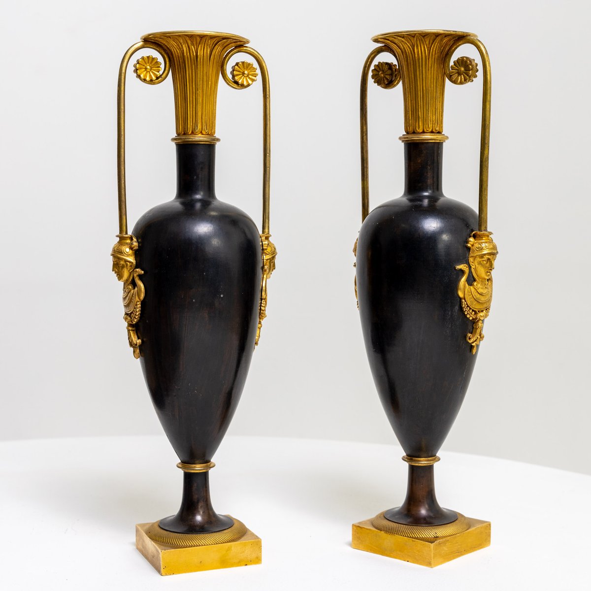 Antique Egyptian Style Vases, Set of 2