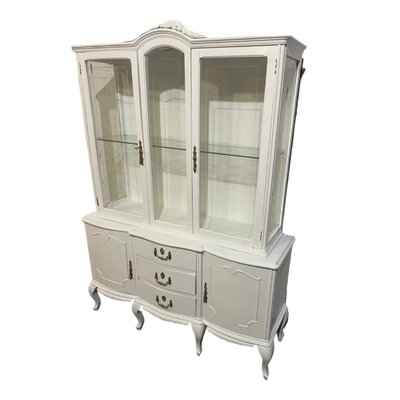 Antique Elizabethan White Display Case-TCS-1793877