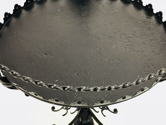 Antique Empire Black Iron Table-JXK-952637