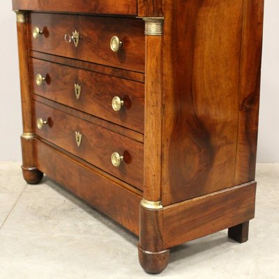 Antique Empire Chest of Drawers in Walnut-UMS-2021397