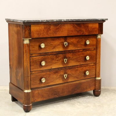 Antique Empire Chest of Drawers in Walnut-UMS-2021397