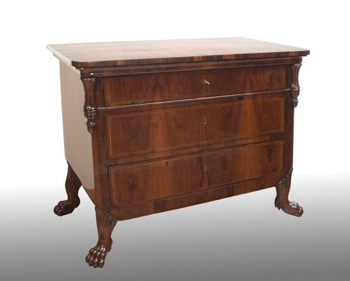 Antique Empire Chest of Drawers in Walnut-KKK-1182196