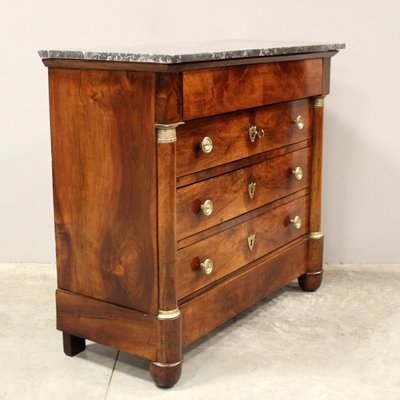 Antique Empire Chest of Drawers in Walnut-UMS-2021397