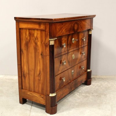 Antique Empire Chest of Drawers in Walnut-UMS-1816112