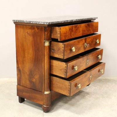 Antique Empire Chest of Drawers in Walnut-UMS-2021397