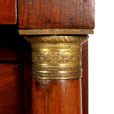 Antique Empire Chest of Drawers in Walnut, Italy, 19th Century-VMM-2023854