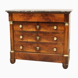 Antique Empire Chest of Drawers in Walnut-UMS-2021397